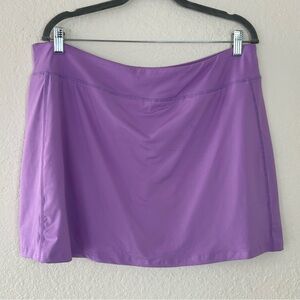 NWT‎ BlevonH Skort Women’s Size 2XL Light Purple Stretch Golf Built-In Shorts